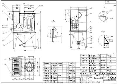 SYMP70-2气箱脉冲除尘器图纸