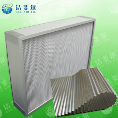 上海产耐高温有隔板高效过滤器厂价直供
