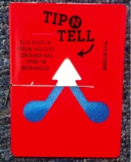 阜新TIPNTELL人字型倾倒标签整盒包邮