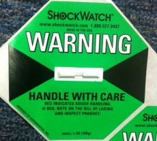韶关Shockwatch防震动警示标签整盒包邮