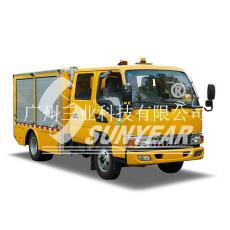 广州三业排水抢险自行走移动泵车