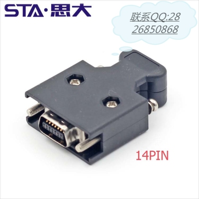 3M10314SCSI14P连接器MDR14芯伺服器连器插