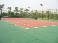 保定塑膠網球場鋪設/衡水硅pu球場翻新