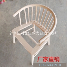 供应实木桌椅白茬欧式实木温莎椅公主椅白茬