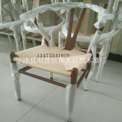 供应实木桌椅白茬实木Y圈椅休闲办公餐椅