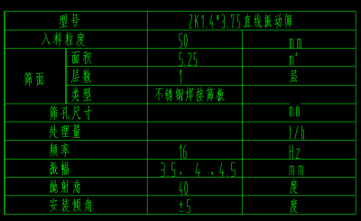 YA1848单层圆振动筛图纸