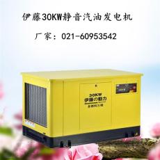 上海30KW汽油发电机YT30REP什么价格