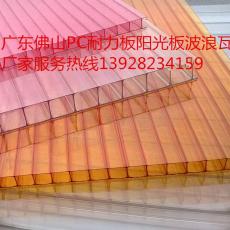 厂家直供郑州pc耐力板批发透明中空阳光板