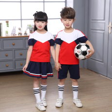 青岛市南区校服定做夏季短袖六一国梦童装