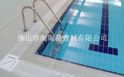 供应标准泳池砖006285游泳馆专用淘陶品牌