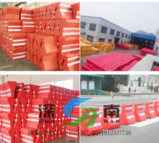 供应上海塑料隔离墩市政塑料护栏塑料水马