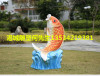 仿真海洋系列淡水鱼玻璃钢鲤鱼雕塑