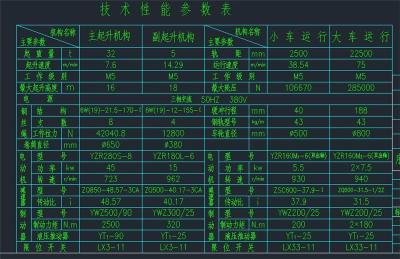 3T定柱旋臂起重机图纸