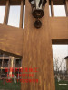 钢结构防护栏做木纹效果施工仿实木内外施工