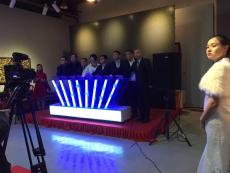北京手印发光启动台手印亮灯启动道具