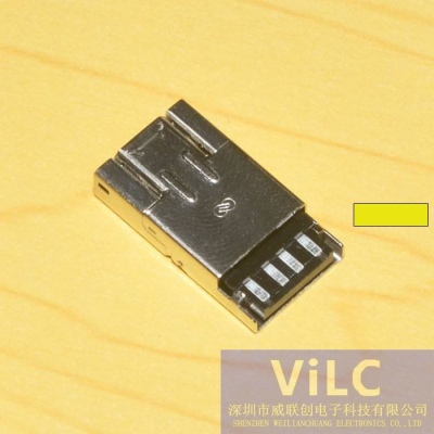 翻盖式OTG二合一公头-焊线USB2.0转MICRO