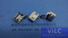 四腳插件/HDMI-19P母座/單排針SMT-LCP黑膠
