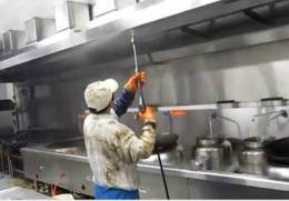 青岛专业饭店一餐厅油烟机清洗油烟罩清洗