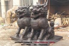 铜麒麟-动物雕塑-河北文禄