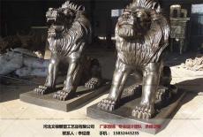 铜狮子-动物雕塑-河北文禄