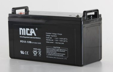 MCA蓄电池FC12-100 12V100AH厂家直销