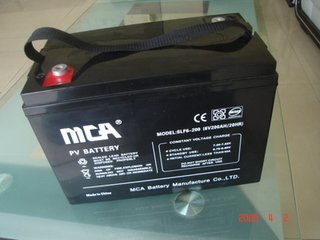 MCA蓄电池FC12-100 12V100AH批发价格