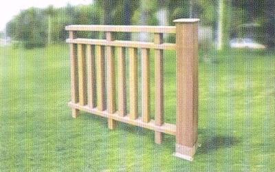 大连别墅塑木护栏 大连庭院塑木护栏