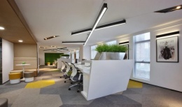 舒适与实用的郑州办公室装修设计丨金博大装