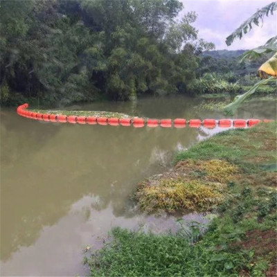 水电站集污装置河道塑料拦污浮筒加工