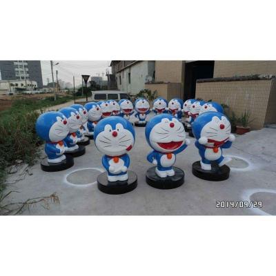 深圳厂家销售动漫玻璃钢哆啦A梦雕塑