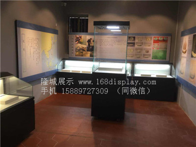 深圳博物馆展示柜制作厂家  古董古玩展示柜