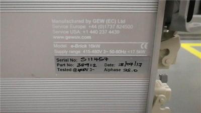 维修GEW E-BRICK 电源控制器 柔印机UV灯电