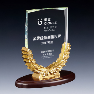 中国好声音奖杯 金属五角星奖杯 镂空切割