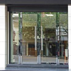 北京朝阳区安装玻璃门 商场玻璃门定做安装