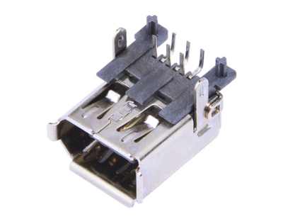 IEEE1394母座-firewire火线接口-6P插板90度