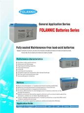 美国FOLANNIC蓄电池胶体电池代理商