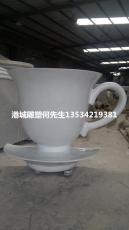 江西商业街美陈装饰玻璃钢奶茶杯雕塑道具