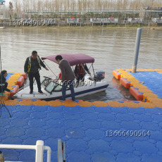 厂家热销水上平台摩托艇码头浮桥