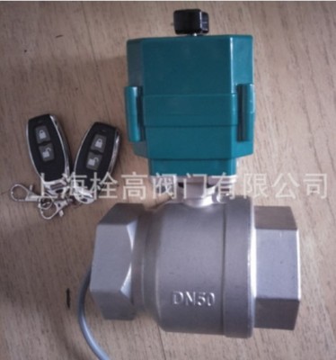 销售 微型不锈钢遥控式电动球阀DN8-DN50
