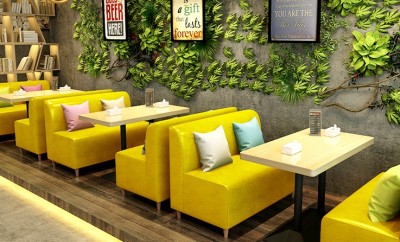 漳州餐厅卡座咖啡厅休闲沙发奶茶店订做厂家