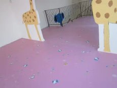 幼儿园pvc塑胶地板 幼儿园专用塑胶地胶