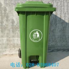 小区环卫红色塑料垃圾桶四川成都送货上门