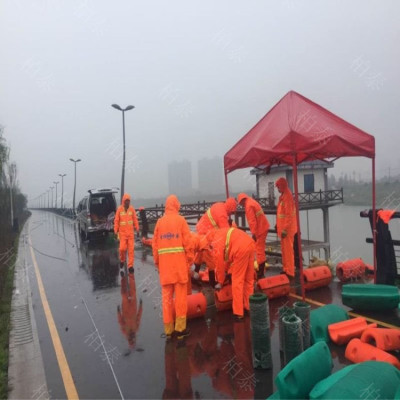 水草拦截浮筒河道拦渣浮体生产厂家