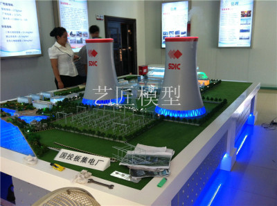 上海煤力发电电厂沙盘模型