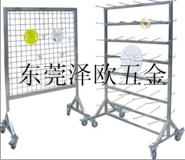 慶陽SMT料盤架鍍鉻單雙峰防靜電周轉(zhuǎn)車圖片