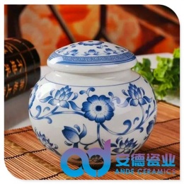 陶瓷储物罐陶瓷枣子罐茶叶罐定做陶瓷枣罐