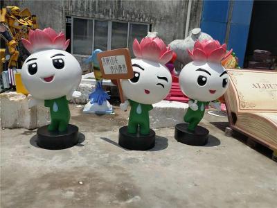 深圳廉政文化装饰之一荷花卡通雕塑摆件
