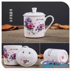 景德镇茶杯厂家  骨质瓷茶杯批发 陶瓷茶杯