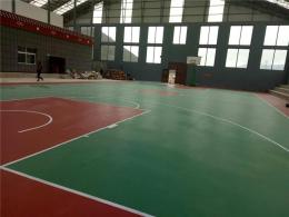 篮球场塑胶地板 标准塑胶篮球场