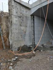 内蒙古呼和浩特市桥梁切割施工中